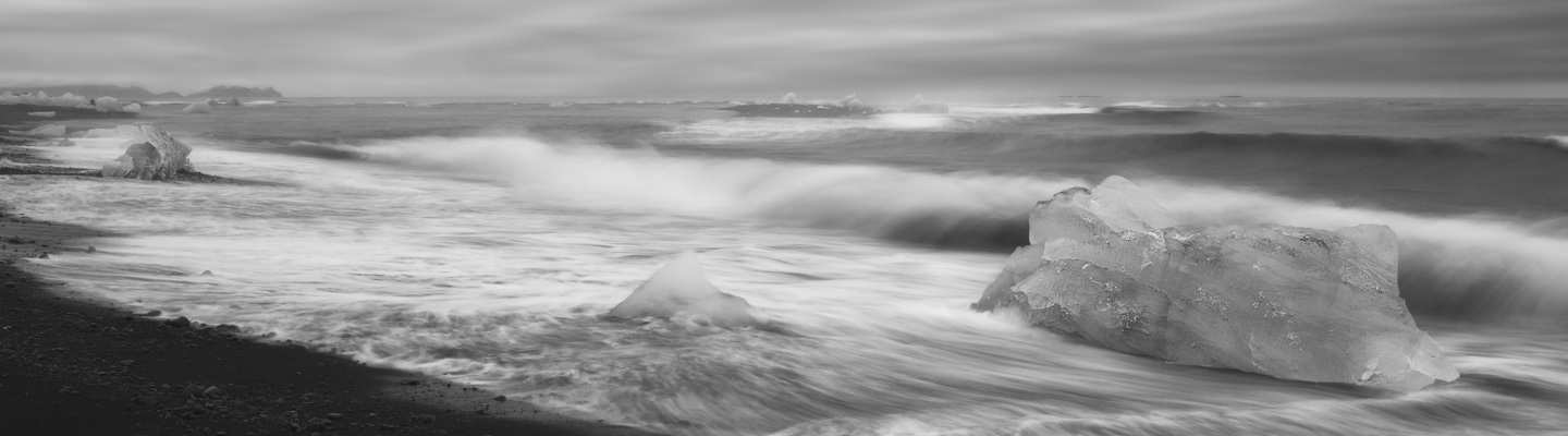 Icebergs at Jokulsarlon Ice Beach image from the Landscape gallery by Nick Oakley Photography